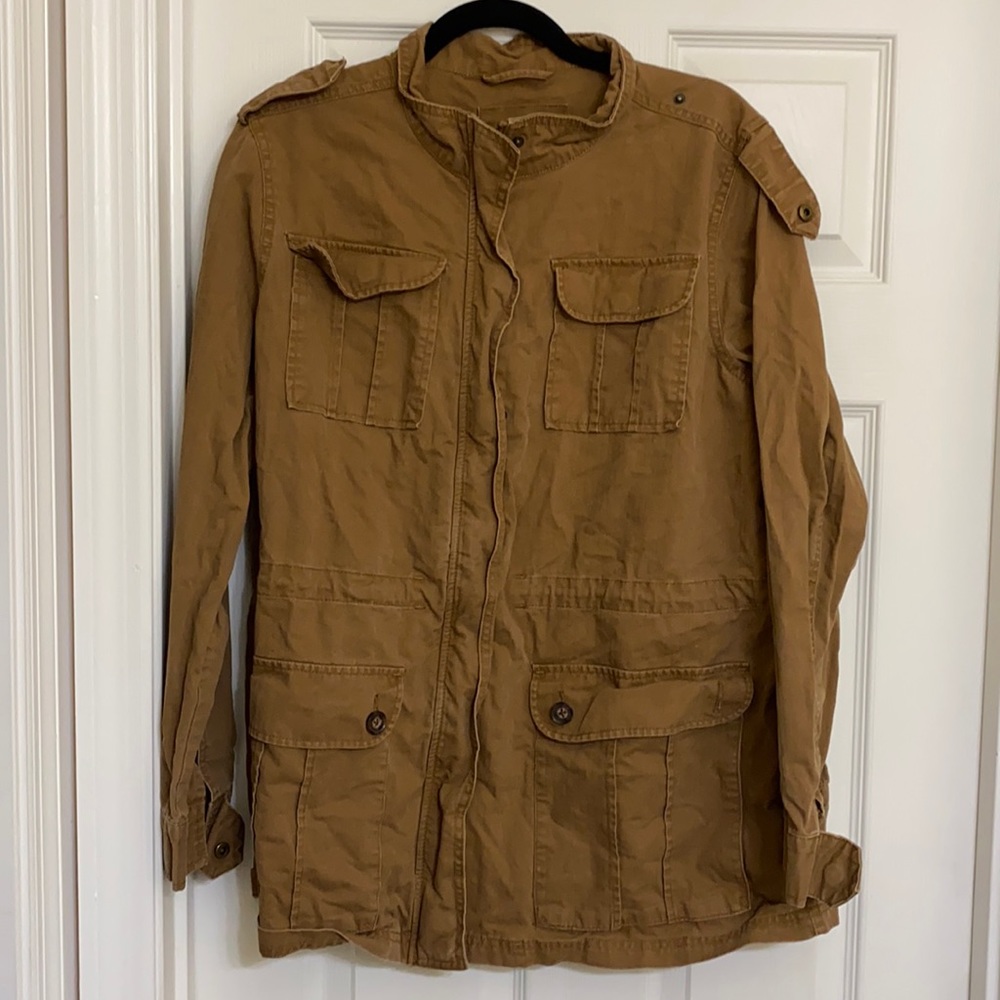 Cognac utility jacket